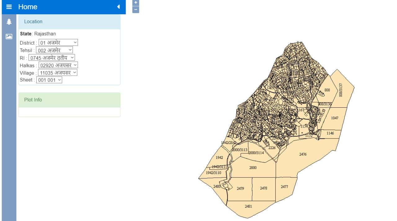 खसरा मैप भू नक्शा ऑनलाइन कैसे देखें
