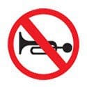 Horn Prohibited