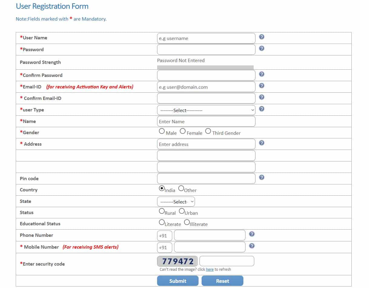 File RTI Online Form