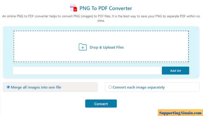 PNG To PDF Converter